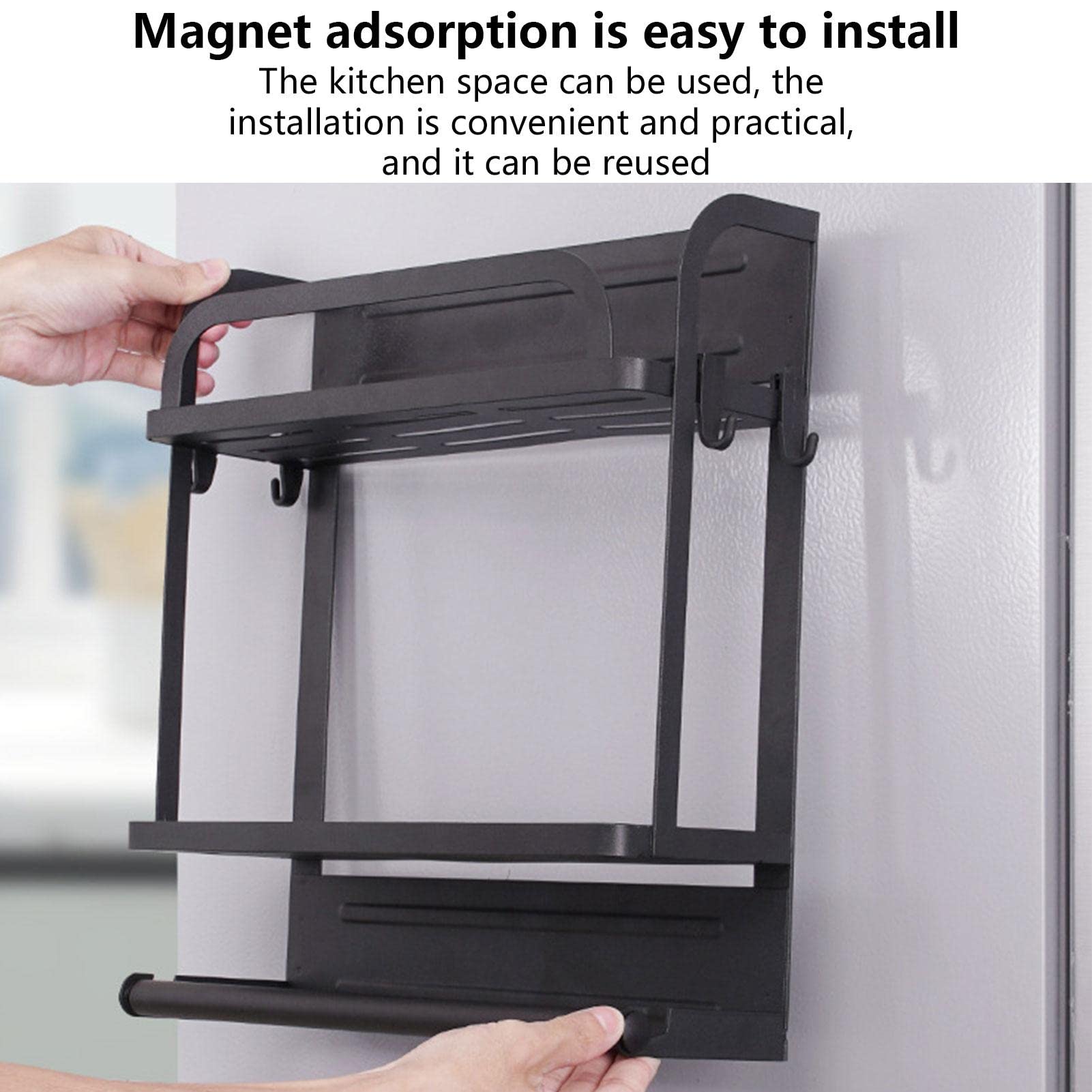 Yeeda Mensola laterale magnetica, portaspezie da cucina, organizer per spezie | spezie