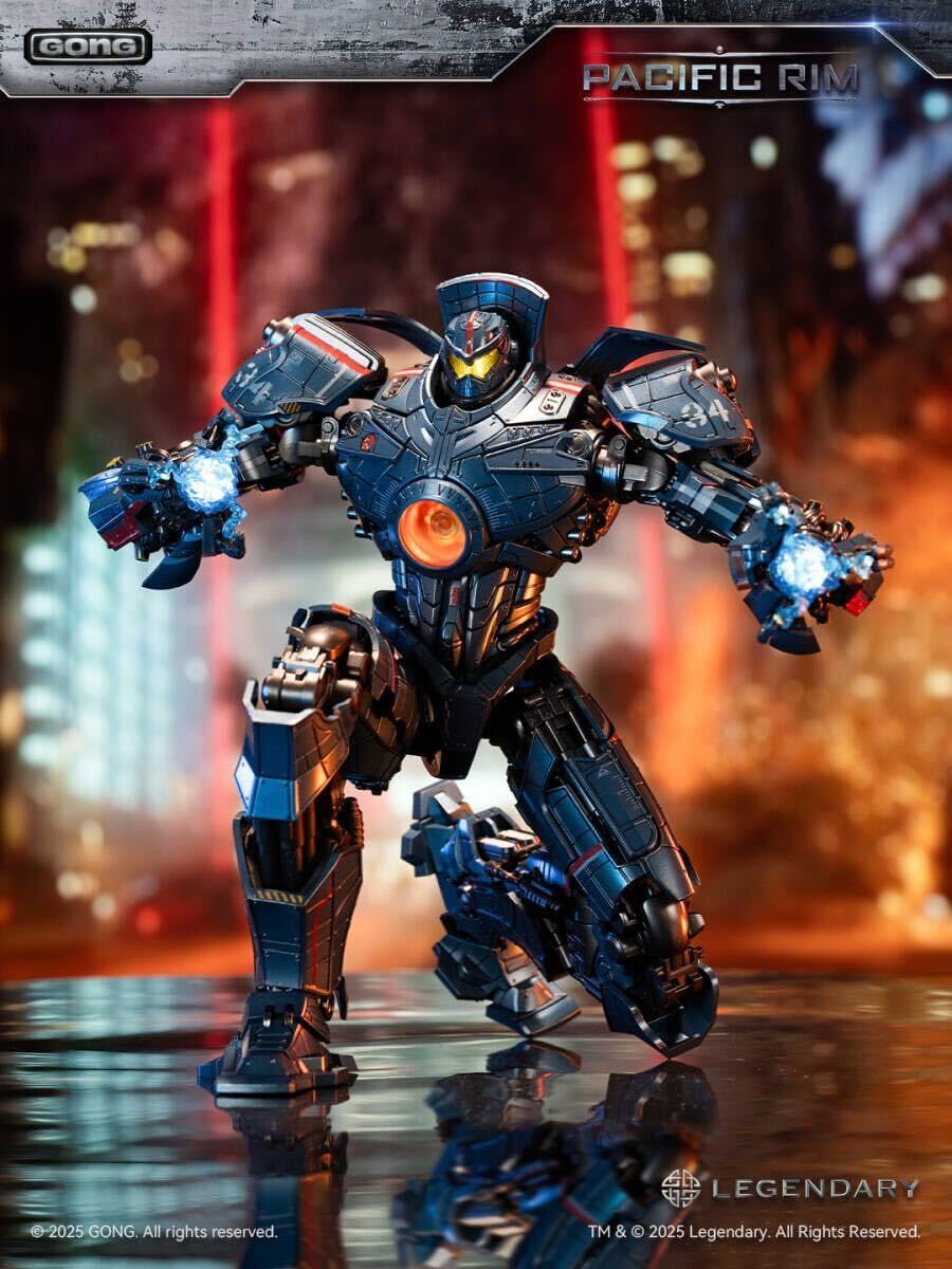 GONG Studio Pacific Rim - Gypsy Danger with Light Up Feature, Alloy Finish, Pacific Rim Gipsy Danger