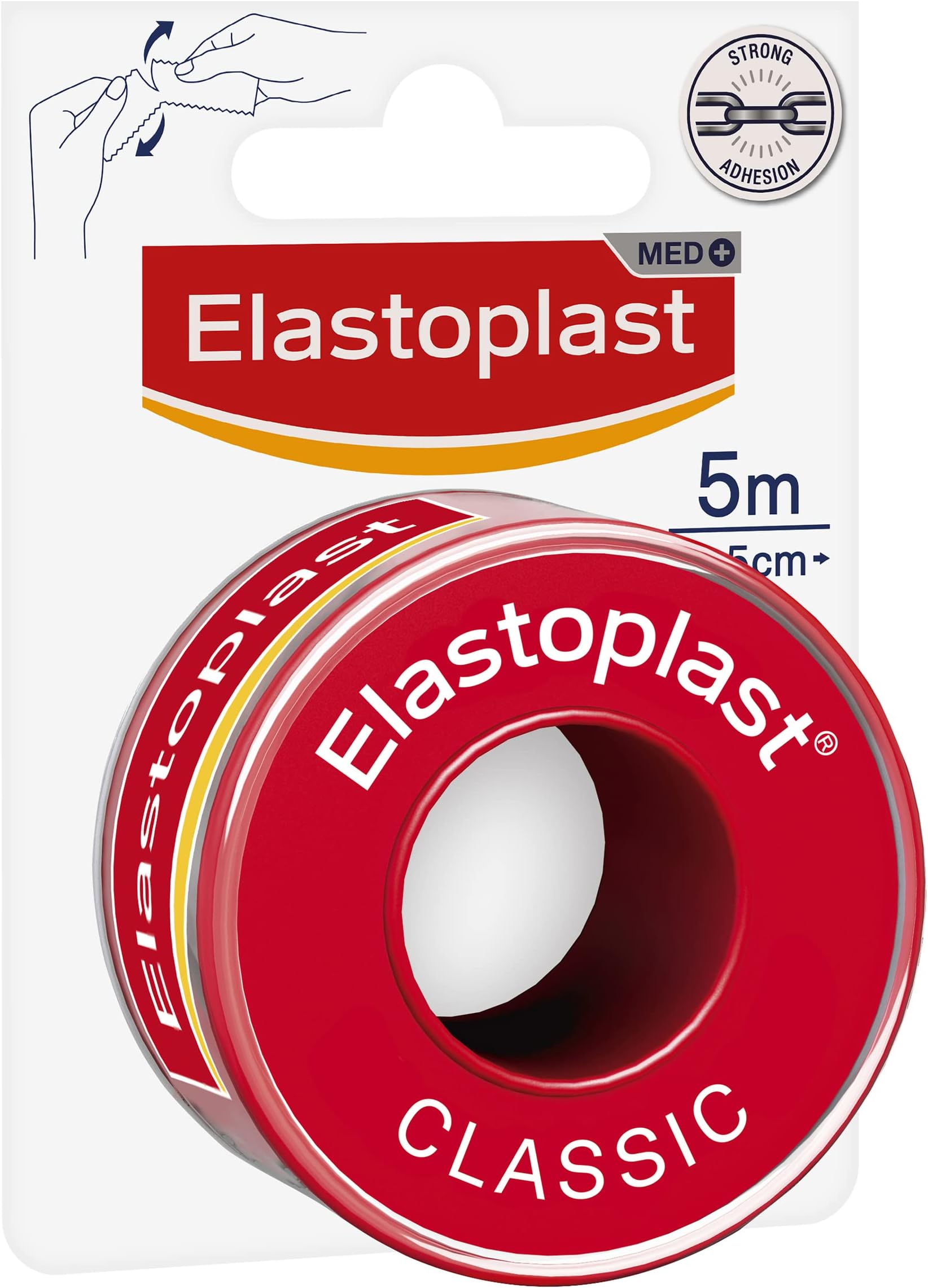 Elastoplast Classic Fabric First Aid Tape 2,5cm x 5m