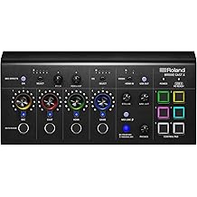 Roland BRIDGE CAST X Dual Bus Gaming Mixer & Video Capture | Pro Audio Streaming Interface for Online Gamers & More | 32-Bit Hardware DSP | USB-C Windows and Mac Connectivity | XLR Mic Support