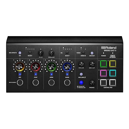 Roland BRIDGE CAST X Dual Bus Gaming Mixer & Video Capture