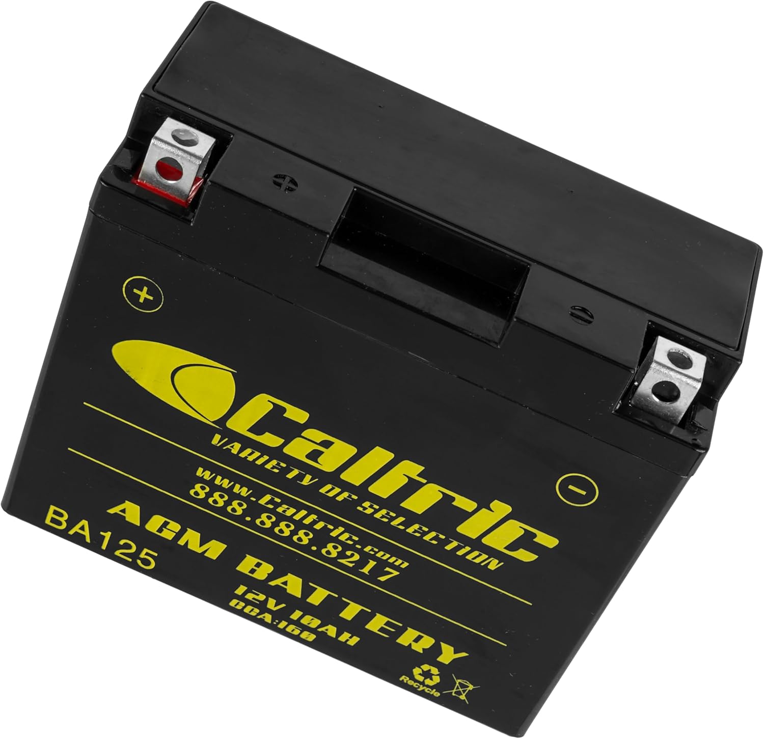 Caltric AGM Battery Compatible with Ducati 69926751A 39540132C / 12V 10Ah CCA160 / YT12B-BS