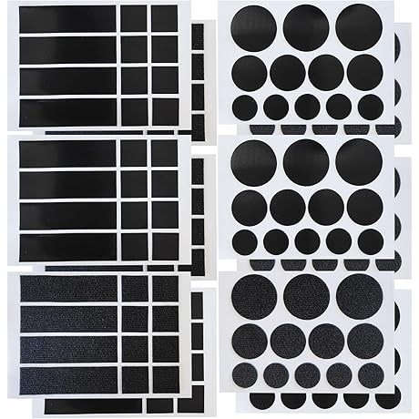 72 Multi-Purpose Velcro Strips for Home and Office Organization