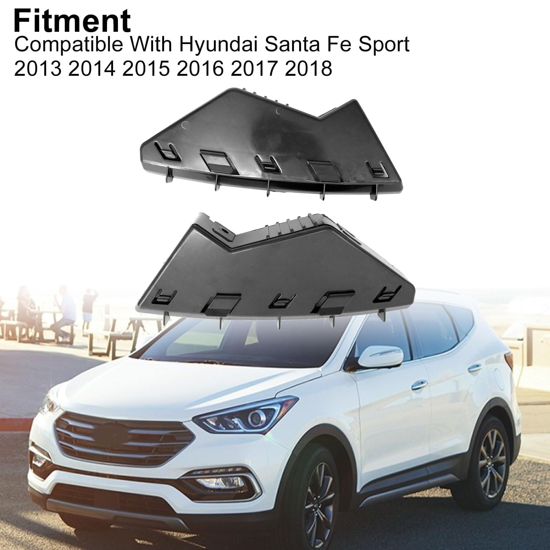 Amazon.com: XQSMWF Front Side Bumper Brackets, Fit for Hyundai