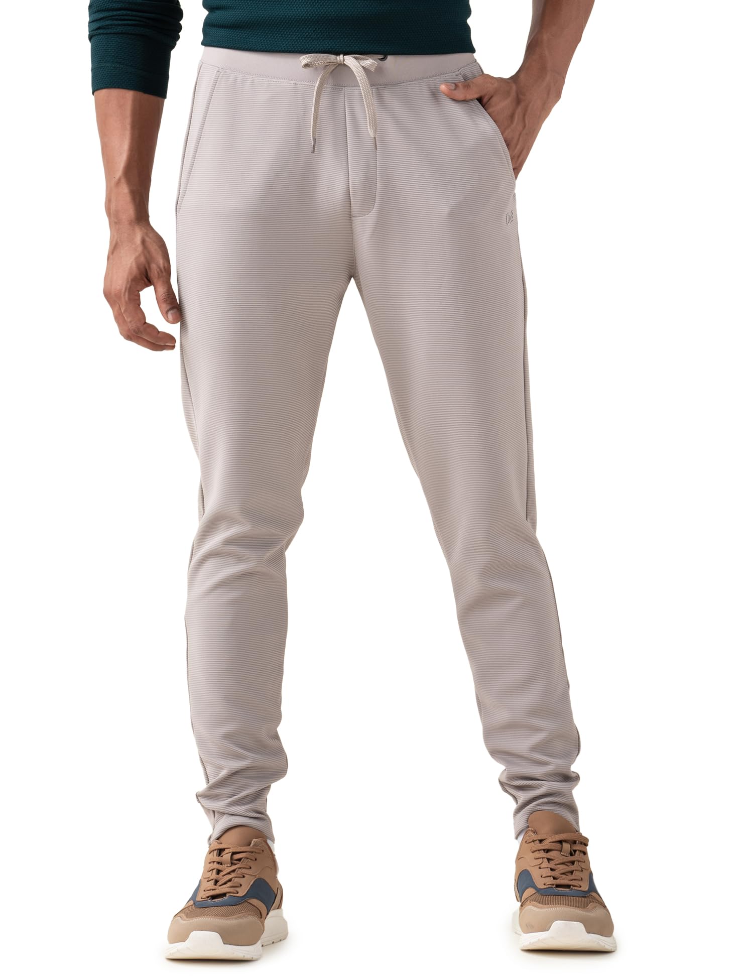 DAMENSCH Men's Regular Fit Mid Rise Ottoman Joggers Stylish Joggers for  Casual Wear
