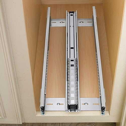 Vista 39 de Rev-A-Shelf Organizador de almacenamiento de armario de cocina extraíble de 8 pulgadas con estantes ajustables para apertura de gabinete de 8.5