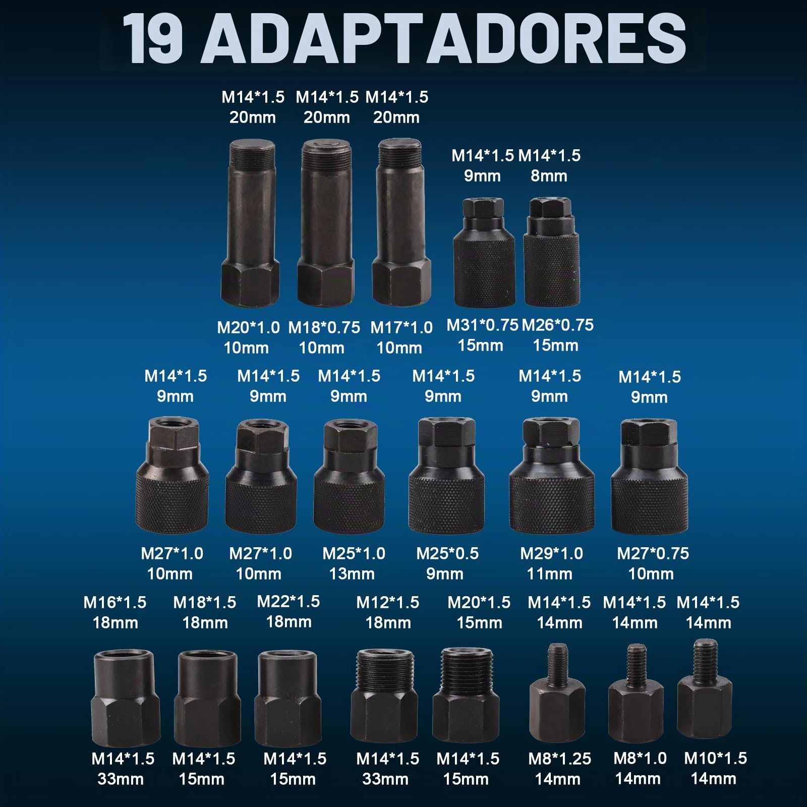 FreeTec Extractor de inyectores de diésel (21 piezas) (21 piezas)