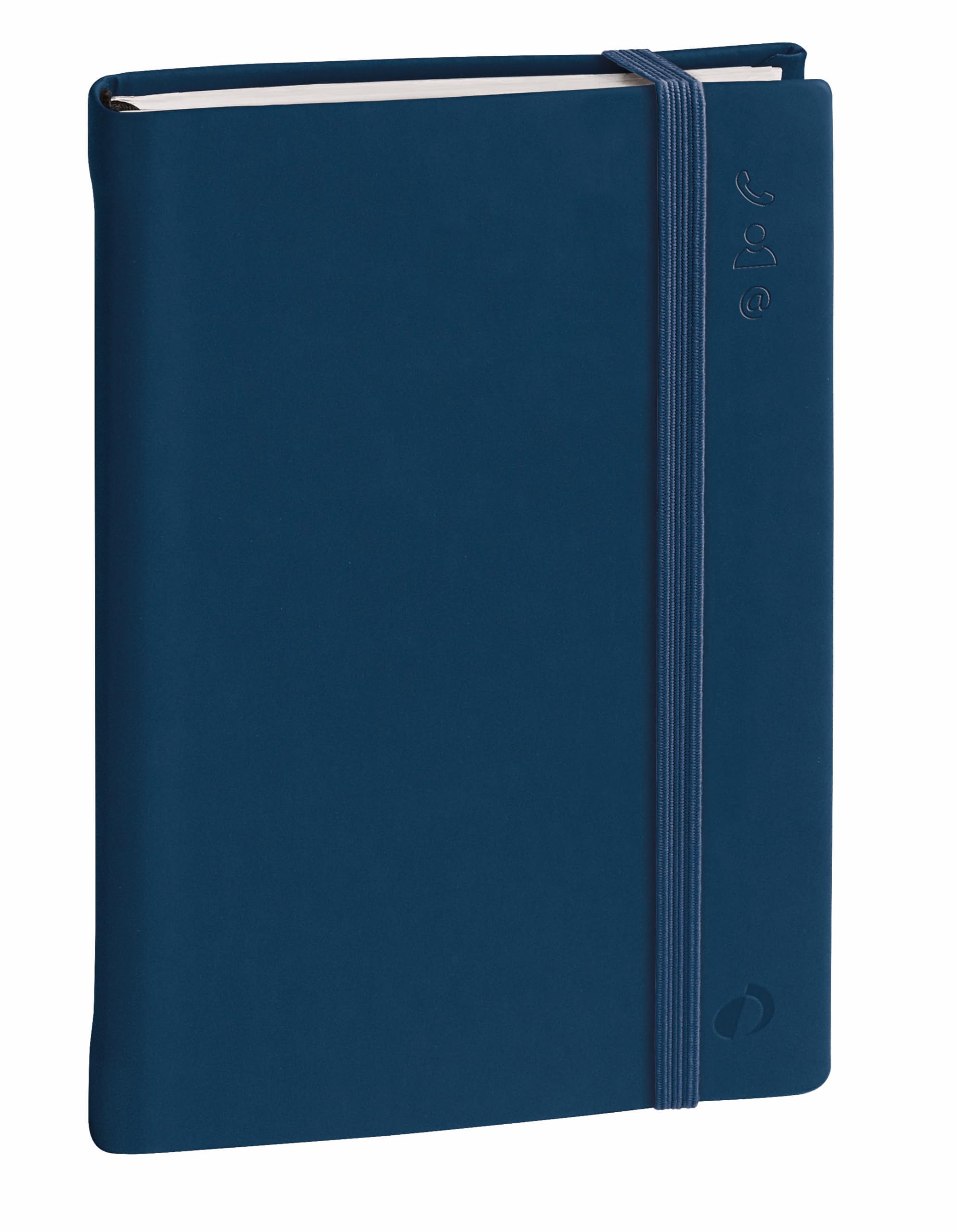 Quo Vadis - Alphabetical Directory - Silk - Blue - 16x24cm - Clairefontaine White Paper - Made in France