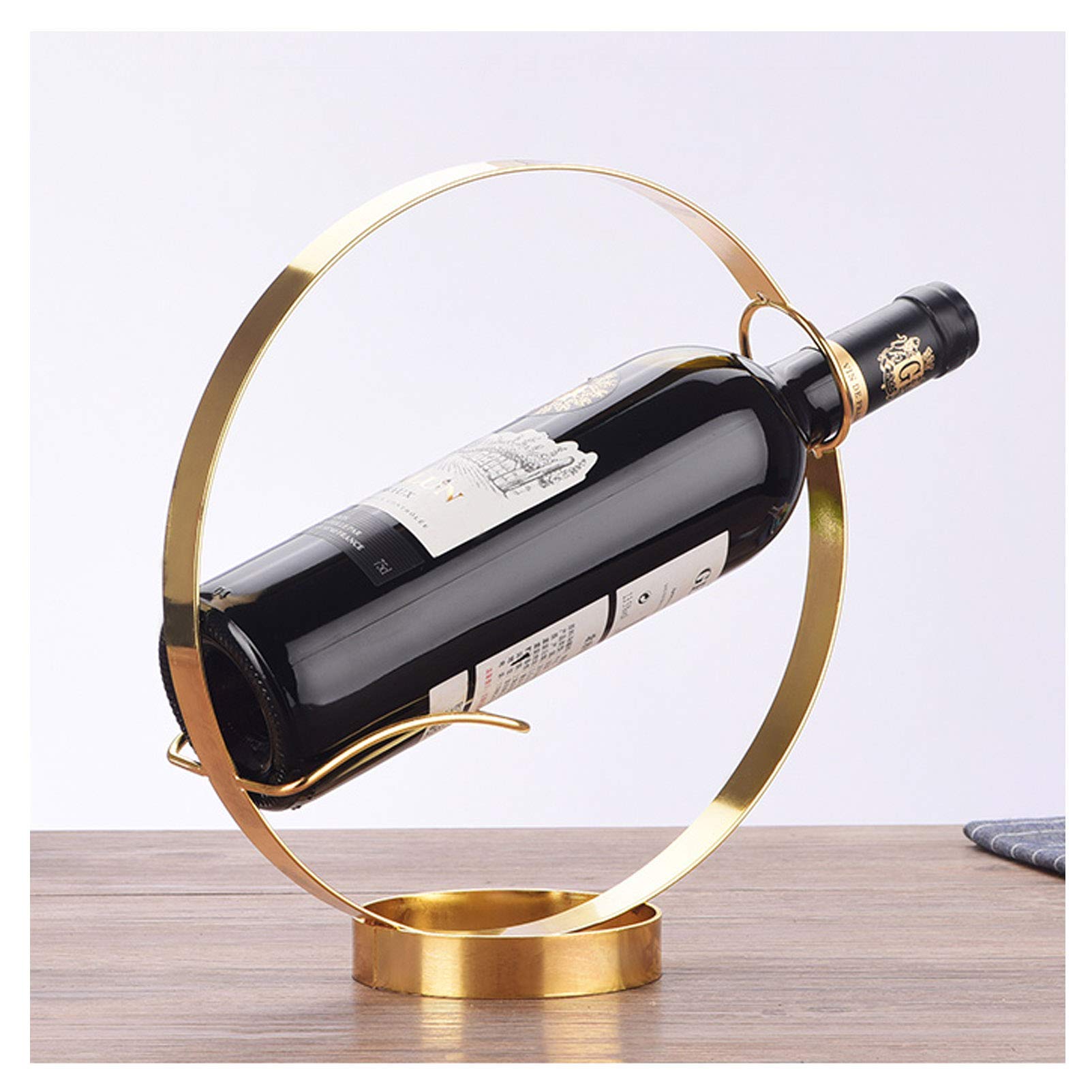 Casier à vin autoportant de couleur or pour sublimer vos dîners et apéritifs