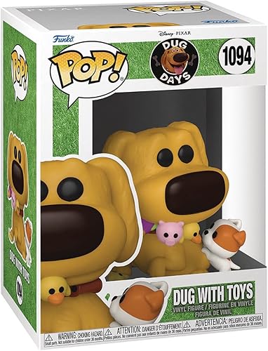 Miniatura 3 de Disney Pixar Dug Days - Figura de vinilo de Dug with Toys Pop! (encuadernada con funda protectora compatible con Pop)