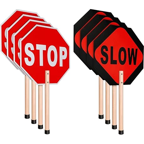 Stop Slow Signs For Traffic Control