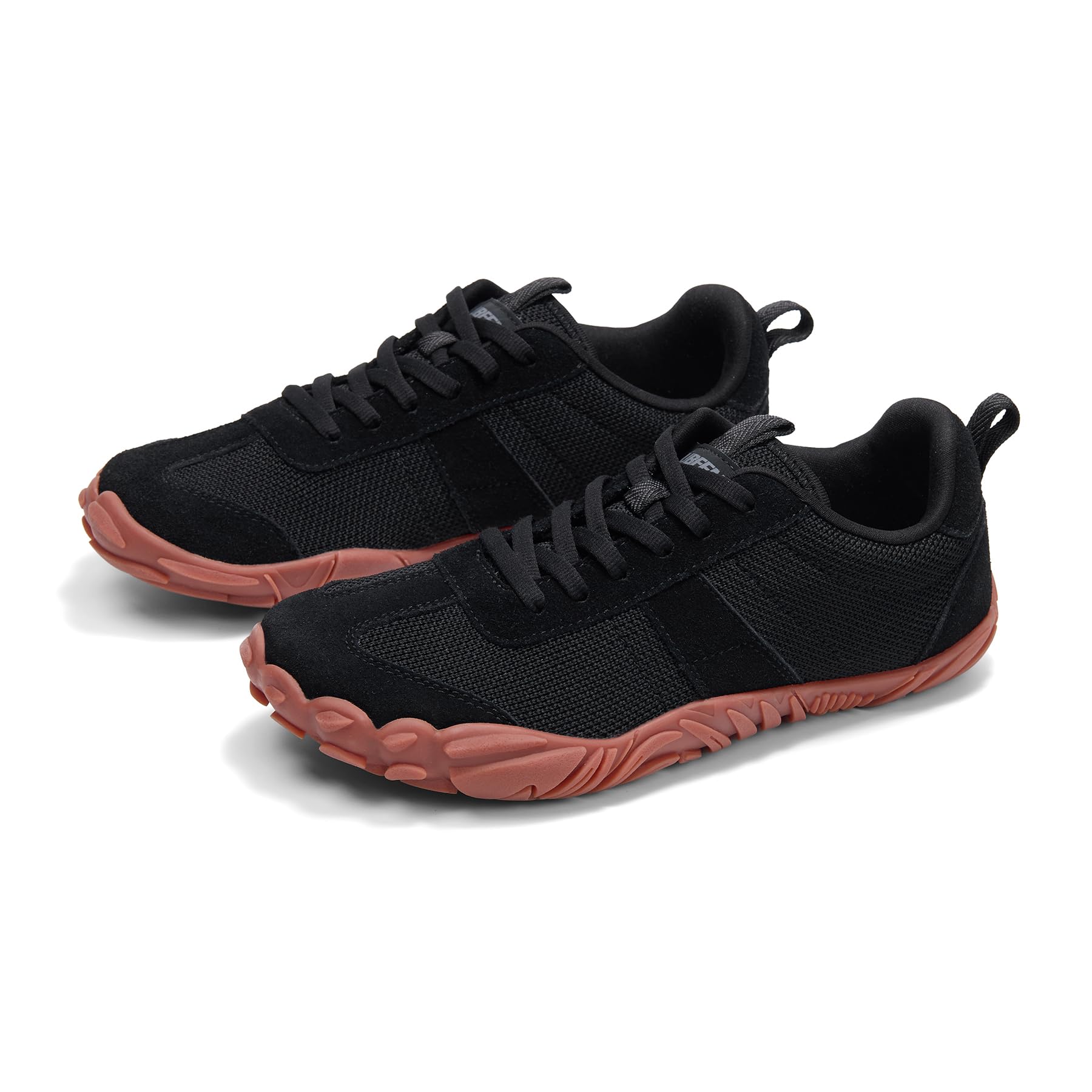 UBFEN Zapatillas Barefoot Hombre Mujer Minimalistas Zapatillas de Deporte Ligeras Comodidad para Trail Running Senderismo y Gym Negro 43 EU