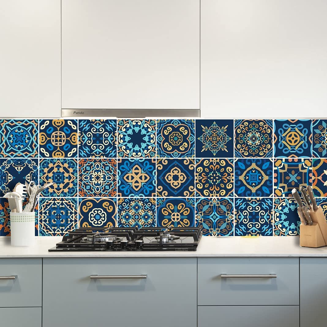 Moroccan Tile Decal, Backsplash Tile Stickers, Bathroom Decal, Tile Decal, Tile  Stickers Moroccan, Morracan Tile Decal, Kitchen Tile Decal, image size:1068x1068