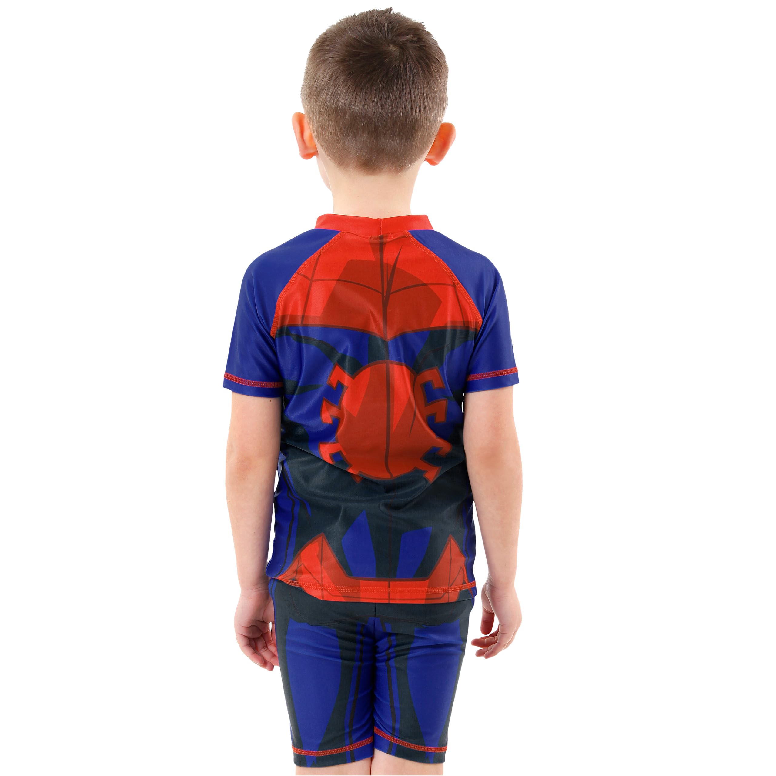 Costume Spiderman Bambino Mare | Set Spider Man Bambino | Costume da Bagno Spiderman Ragazzo | da 18 Mesi A 8 Anni | Prodotto Spider-Man con Licenza Ufficiale