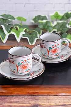 Amazon | 和座の蔵 おしゃれ 食器 九谷焼 コーヒーカップ