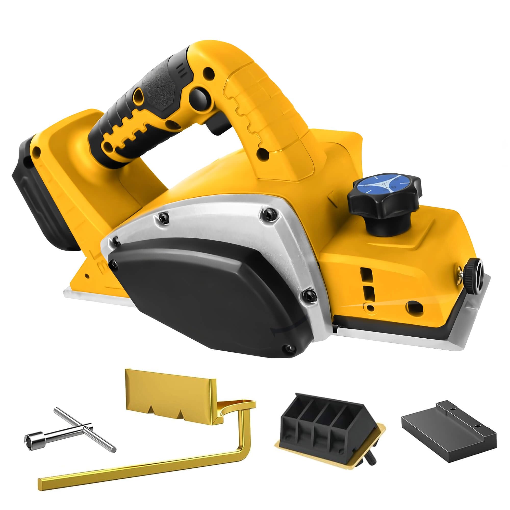 Cordless Handheld Planer for Woodworking – Compatible with Dewalt 20V Max Battery (No Battery), Brushless Electric Power Planer 15000RPM, 3-1/4 Inch