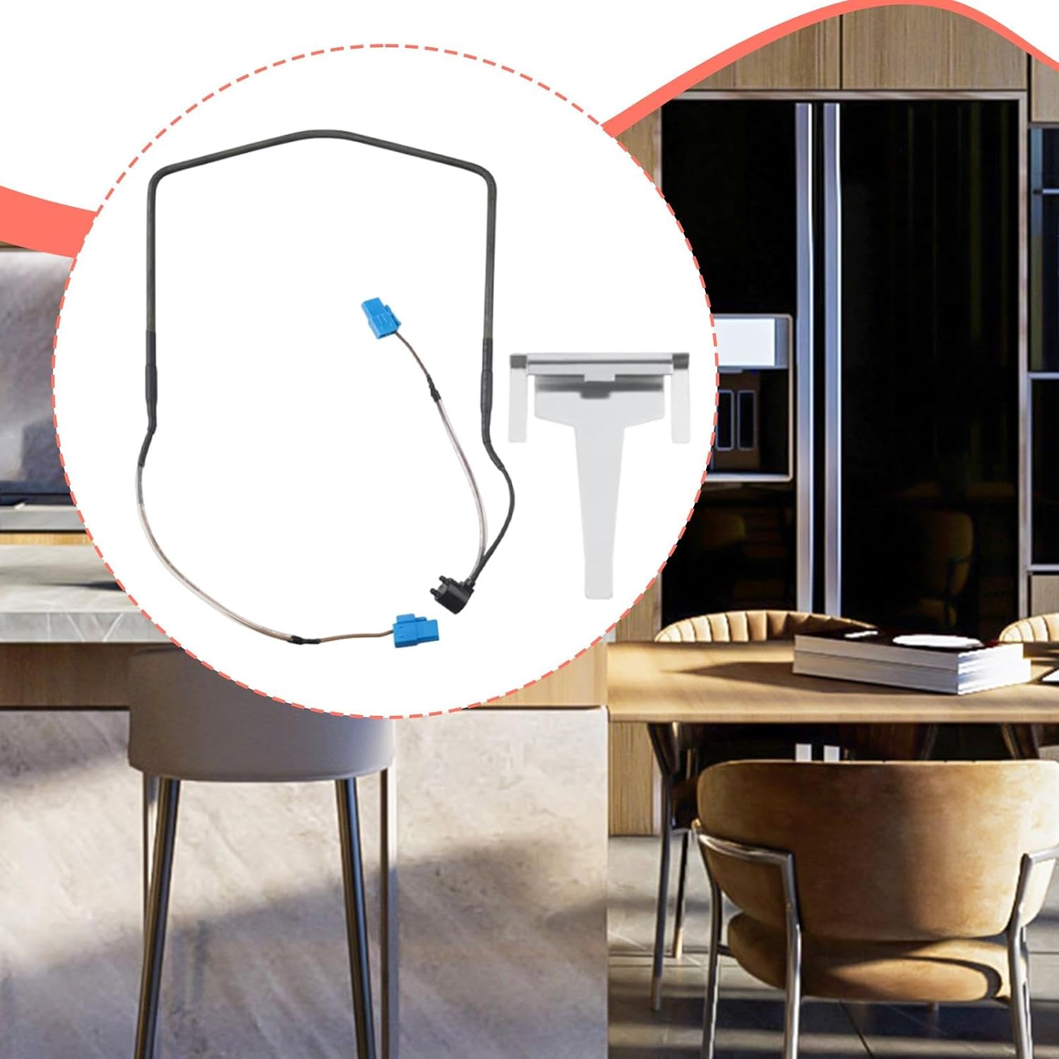 冷蔵庫クリップ排水蒸発器Refoem DA6106796A Srf528dsisの交換