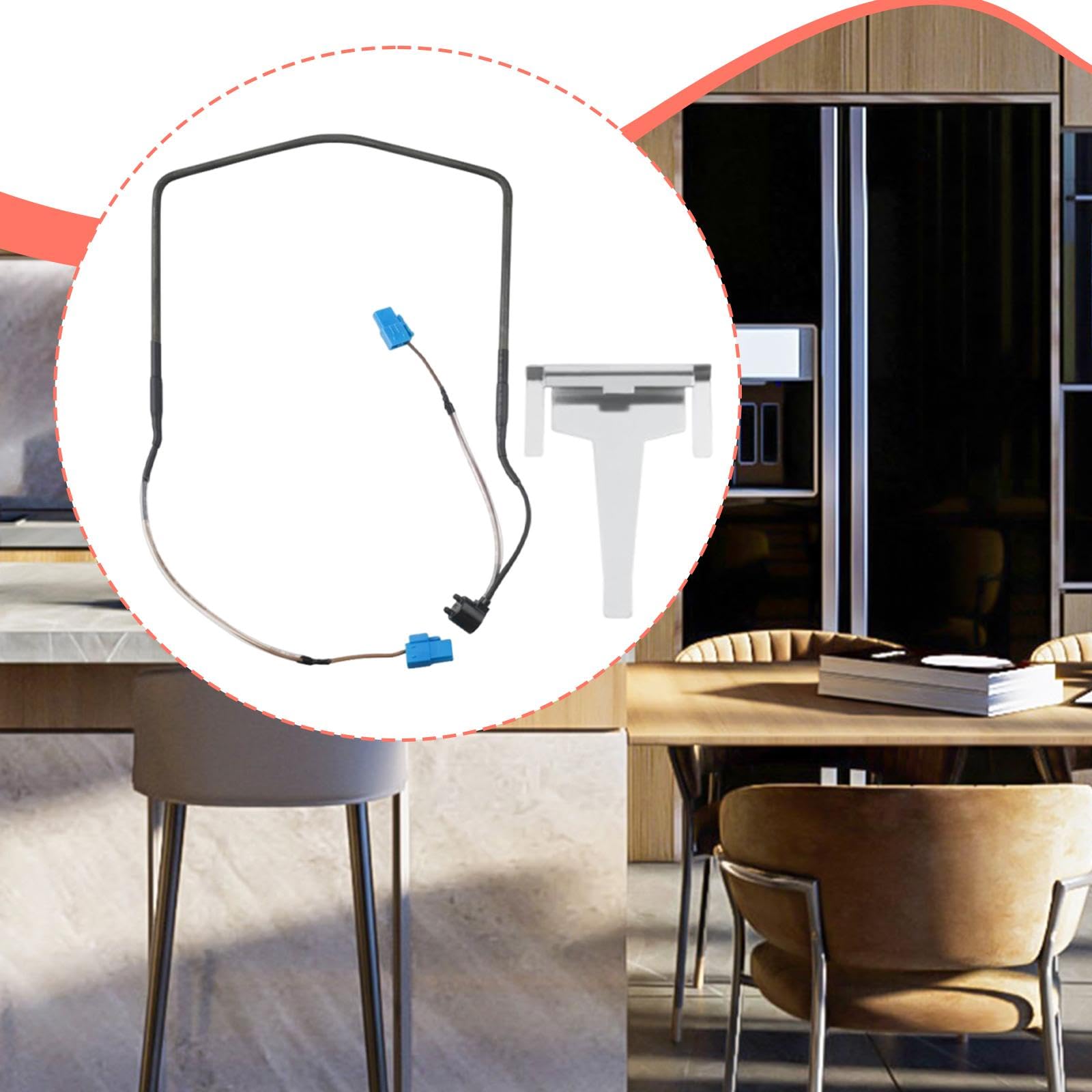Clip para Tubo de Drenaje de Refrigerador, Evaporador AP5579885, Resistente para Srf527dsist