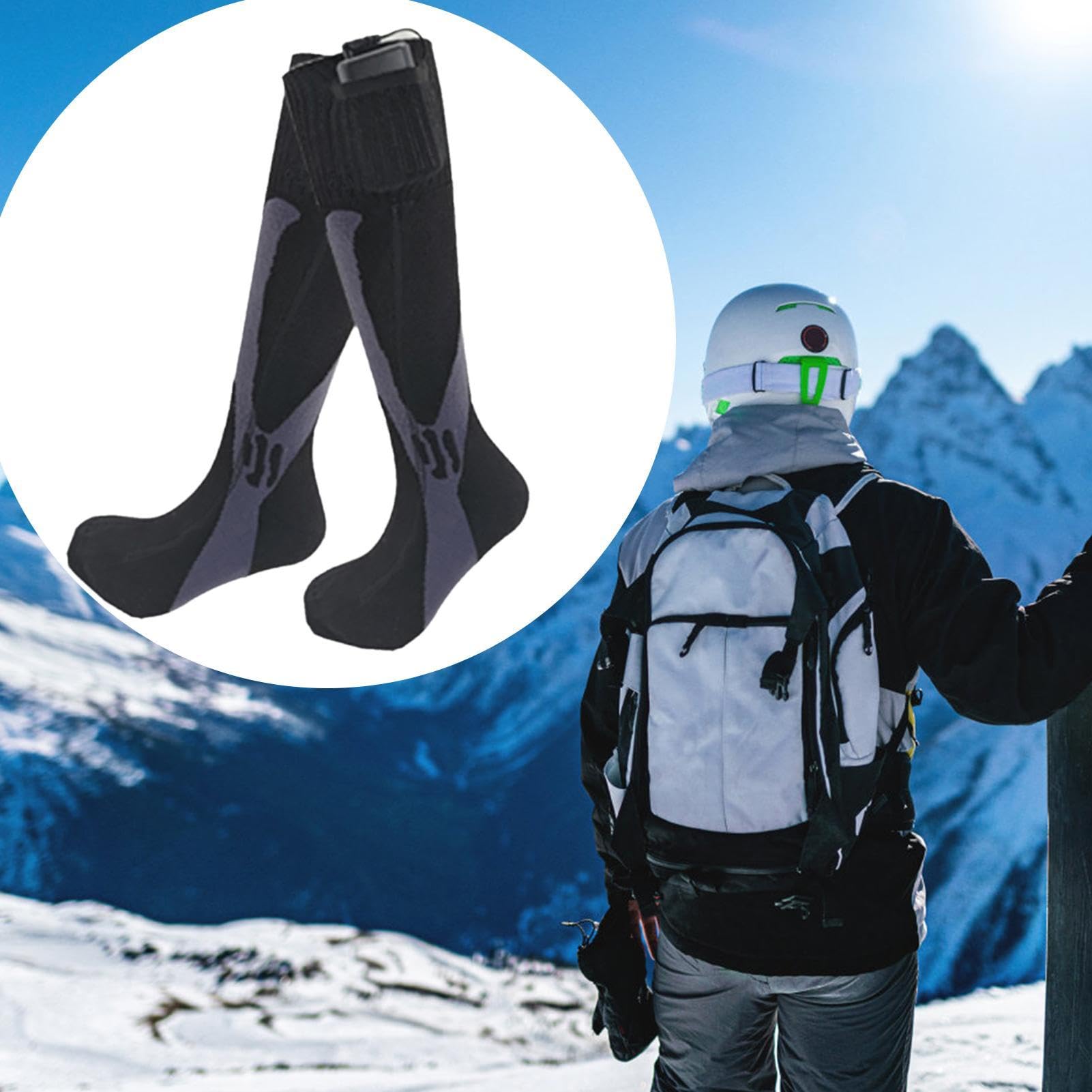Chaussettes chauffantes pour | Chaussettes chauffantes réglables