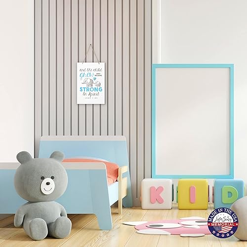 Miniatura 8 de LifeSong Milestones Letreros de decoración de pared de elefante para niños, dormitorio, guardería, pasillos, habitación de niños y niñas, tamaño de