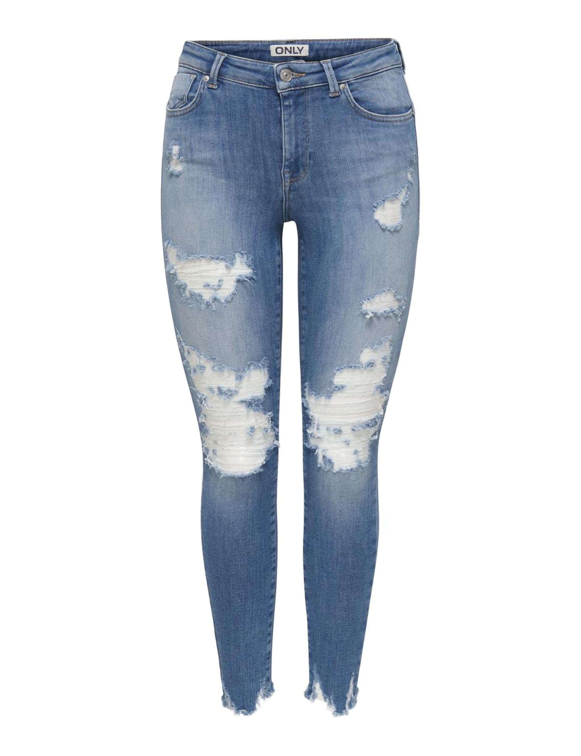 ONLY Damen Onlpower Mid Pushup Dest Skinny DNM
