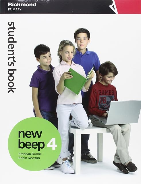Portada de New Beep 4º Educacion Primaria Student S + Reader Nacional Ed 201 6