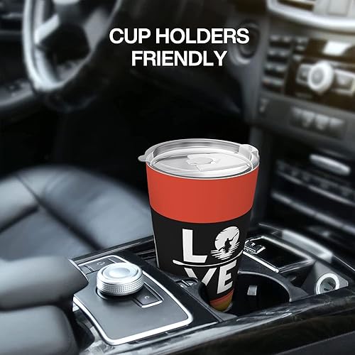 Miniatura 7 de NVJUI JUFOPL Vaso de kayak de 20 onzas con tapa, regalos de kayak para hombres y mujeres, taza de viaje con aislamiento al vacío de acero inoxidable