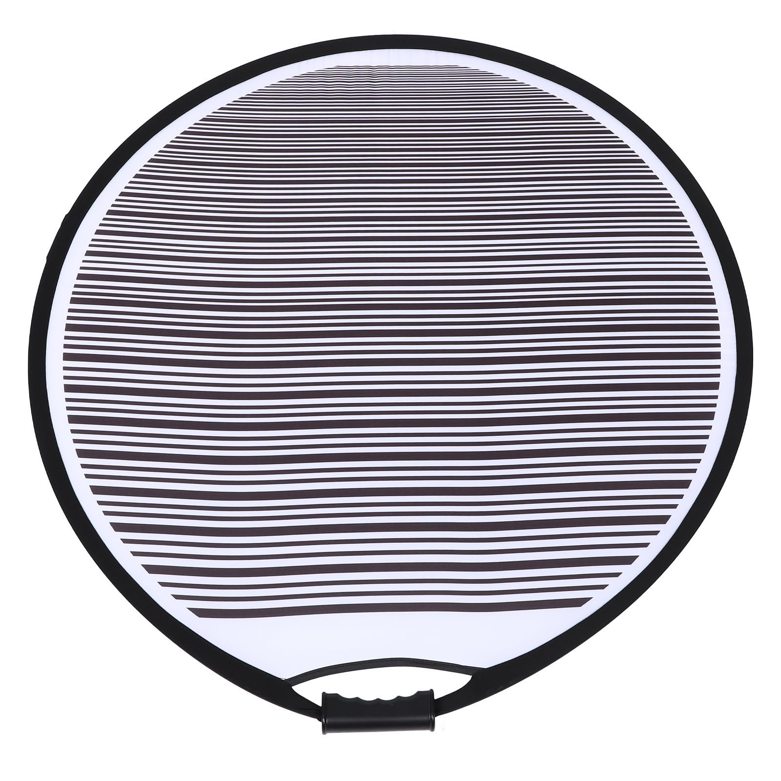 Panel reflector de abolladuras con patrón a rayas de 80cm y estructura portátil flexible 8