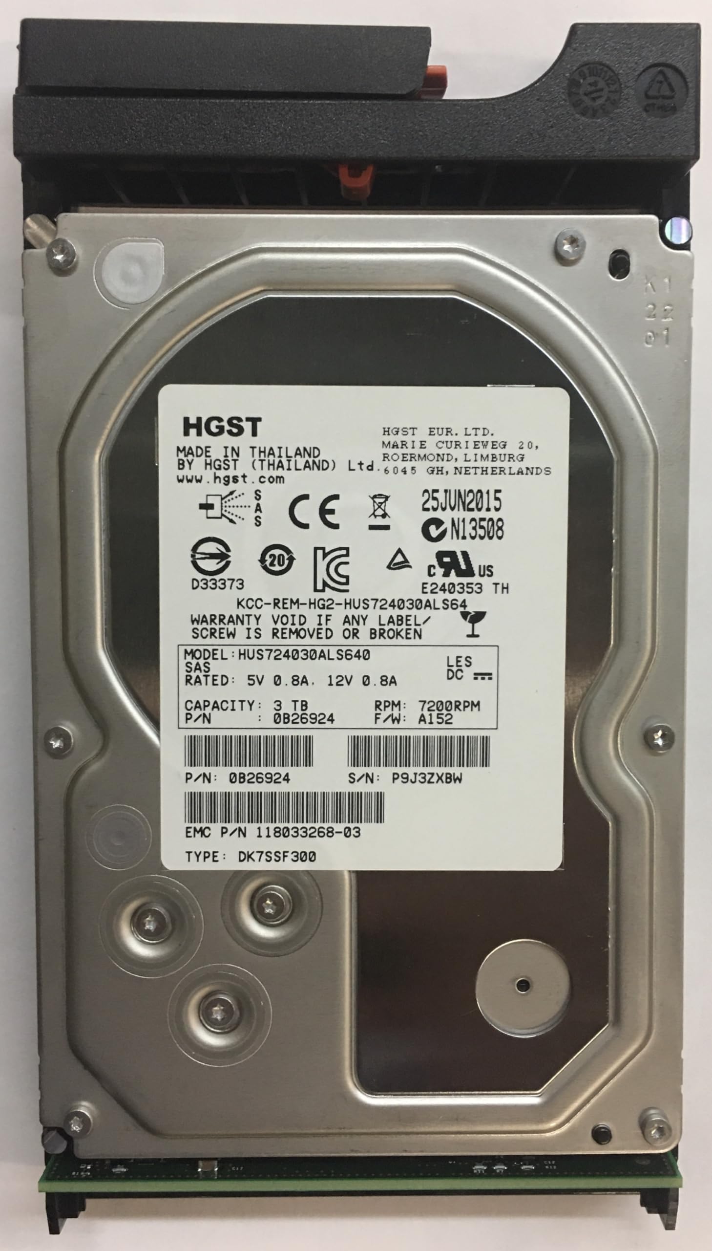 Amazon.com: 0B26924, 118033268-03 Data Domain ($525 ea.) 3TB, 7200