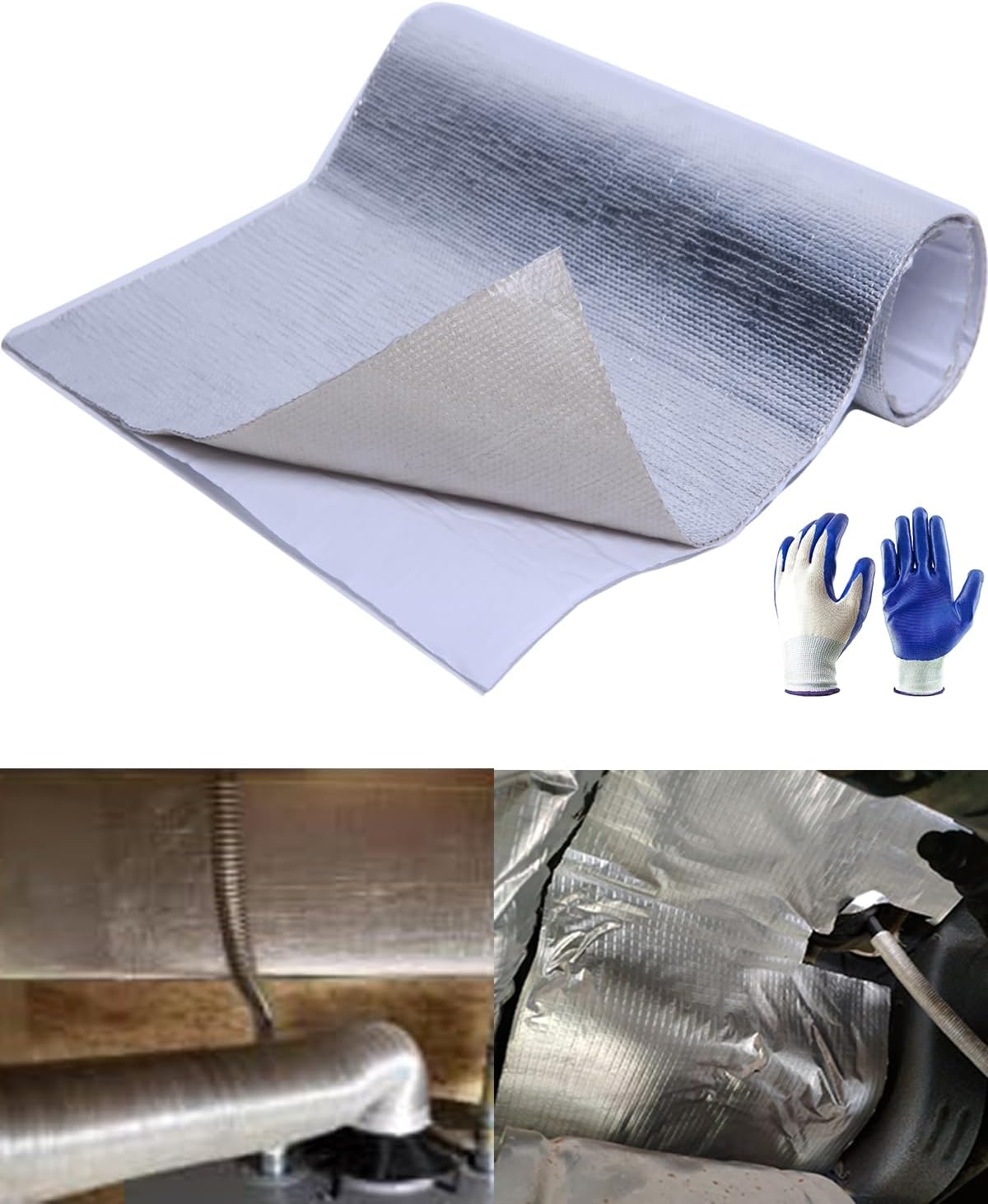 Material autoadhesivo de protección térmica 12 x 24 pulgadas con