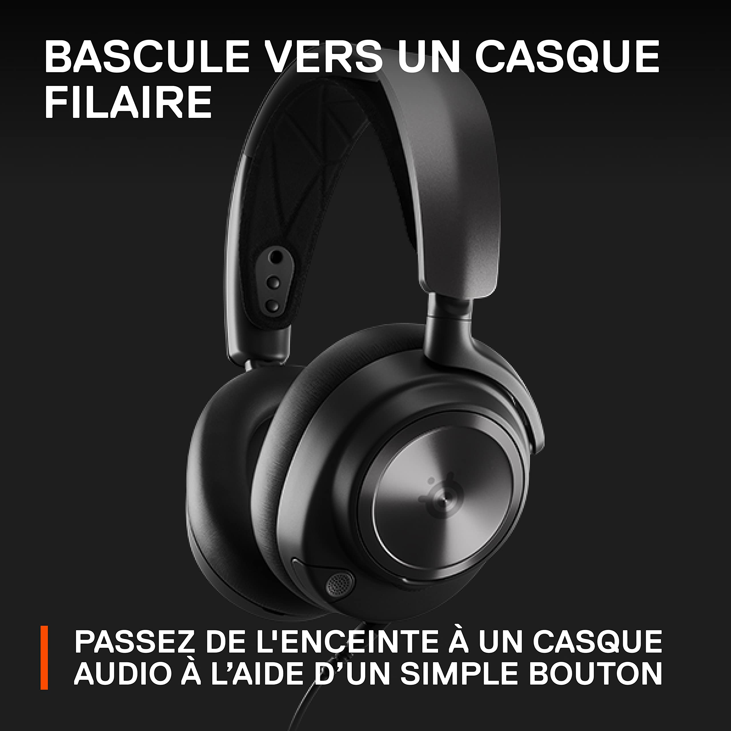 SteelSeries Arena 3 - Enceintes gaming 2.0 à gamme complète - Audio immersif - Commandes sur le haut-parleur - Haut-parleurs 4 pouces - Câblé et Bluetooth - Aux 3,5 mm - PC, Mac, Mobile