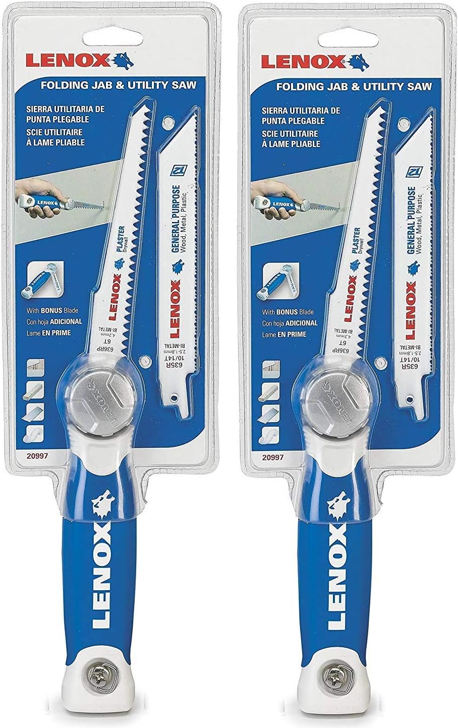 LENOX Tools Folding Jab and Utility Saw (20997TFHS618636) (Тwo Рack)