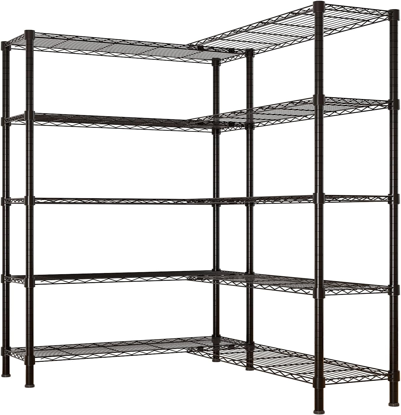 71in H Storage Shelves 1500LBS Standing Shelf Units NSF