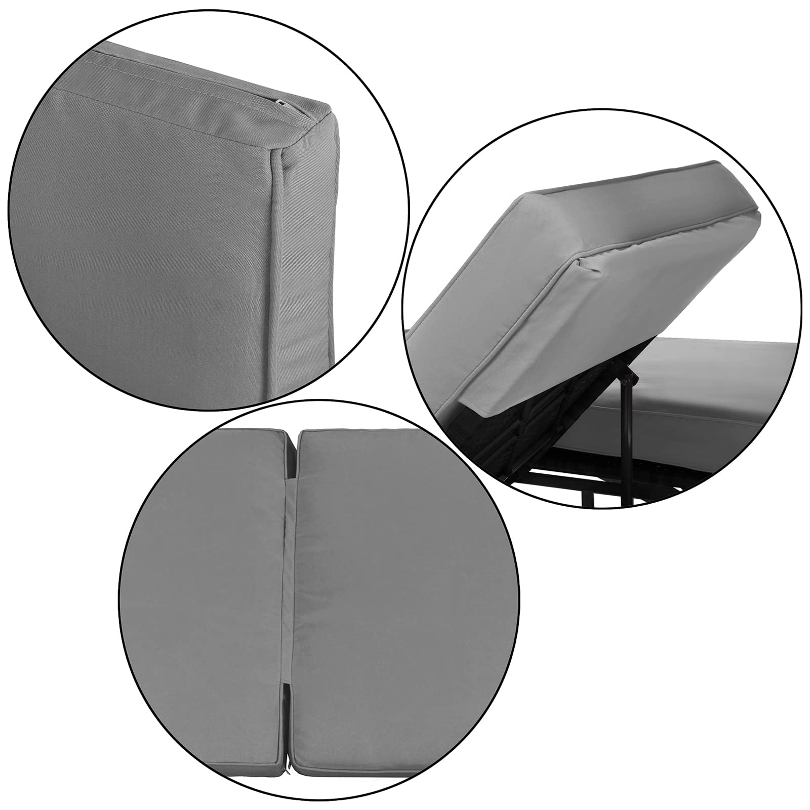 Montafox Sonnenliege Poly Doppelbett 200 X 140 Cm Gartenliege 10cm Auflagen Dach Sonnendach Ruecken Fusselemente Verstellbar Doppelliege Farbetitan Schwarz Kieselstrand