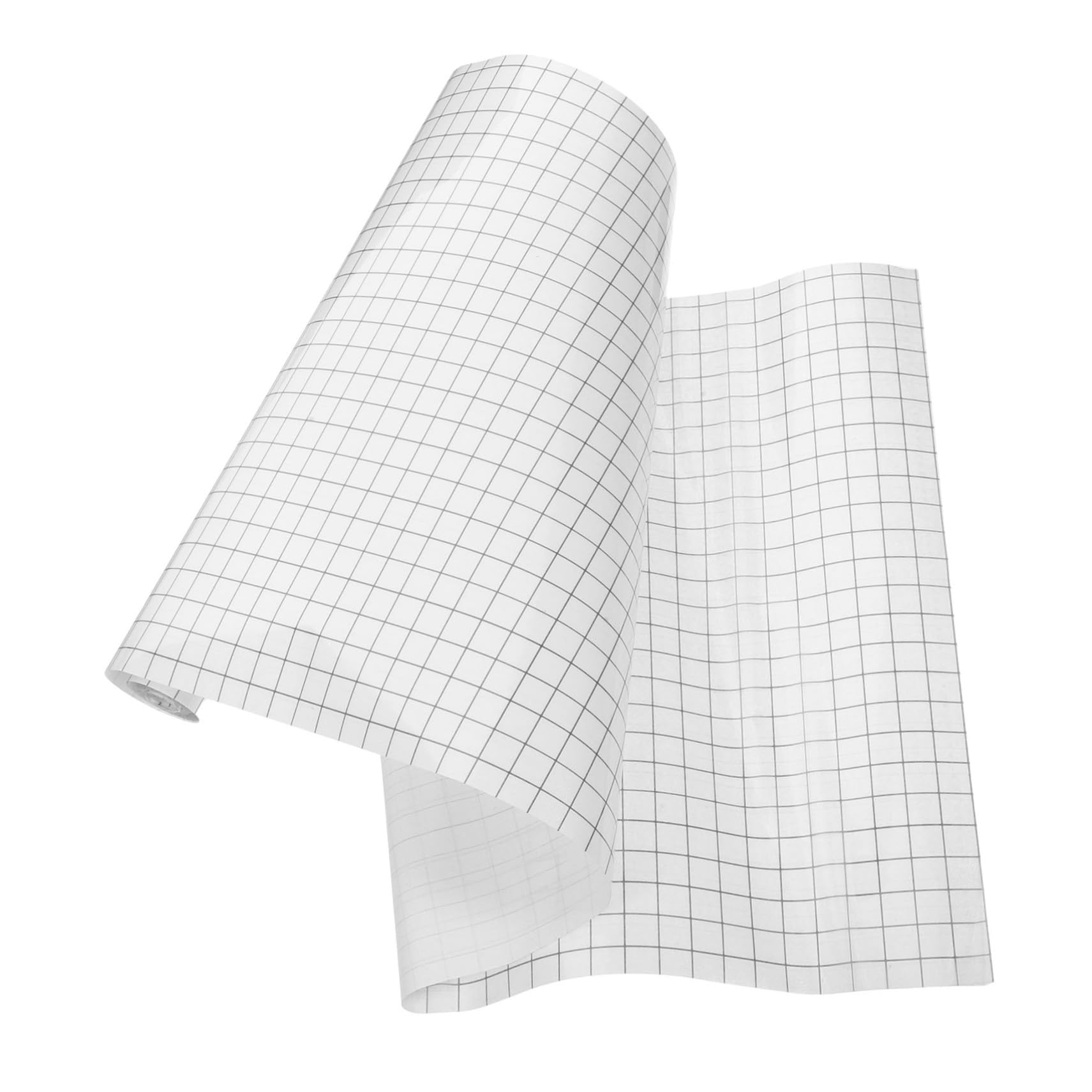 Ruban de Transfert Autocollant en Pet Transparent pour Vinyle Lignes Quadrillées, Pratique pour Alignement Précis, pour Fenêtres et Céramiques en DIY