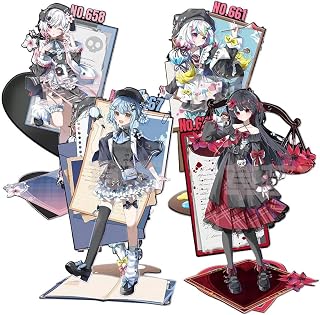 対応 魔法少女ノ魔女裁判 アクリルスタンド 桜羽エマ 二階堂ヒロ 橘シェリー アクスタ 卓上スタンド 置物 単品 非公式 (色B) [並行輸入品]