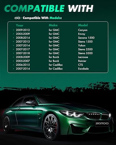 Miniatura 8 de SCITOO Paquete de bobinas de encendido para GMC Savana 3500 6.6L6.0L4.8 2008-2013 para Savana 2500 6.6L6.0L4.8L 2008-2015 para Cadillac Escalade ESV