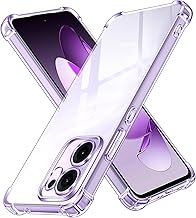 ivoler Clear Silicone Case for Oppo Reno 13F 5G / Oppo Reno 13 FS 5G with Shockproof Protective Corners, Thin Soft Transparent Protective Flexible TPU Transparent Mobile Phone Case Scratch-Resistant