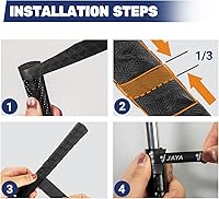 Vista 6 de JAYA Golf Grip Wrapping Tape – Regrip Your Clubs in 1 Minute, PU Overgrip, No Solvent Needed, 3 or 15 Pack
