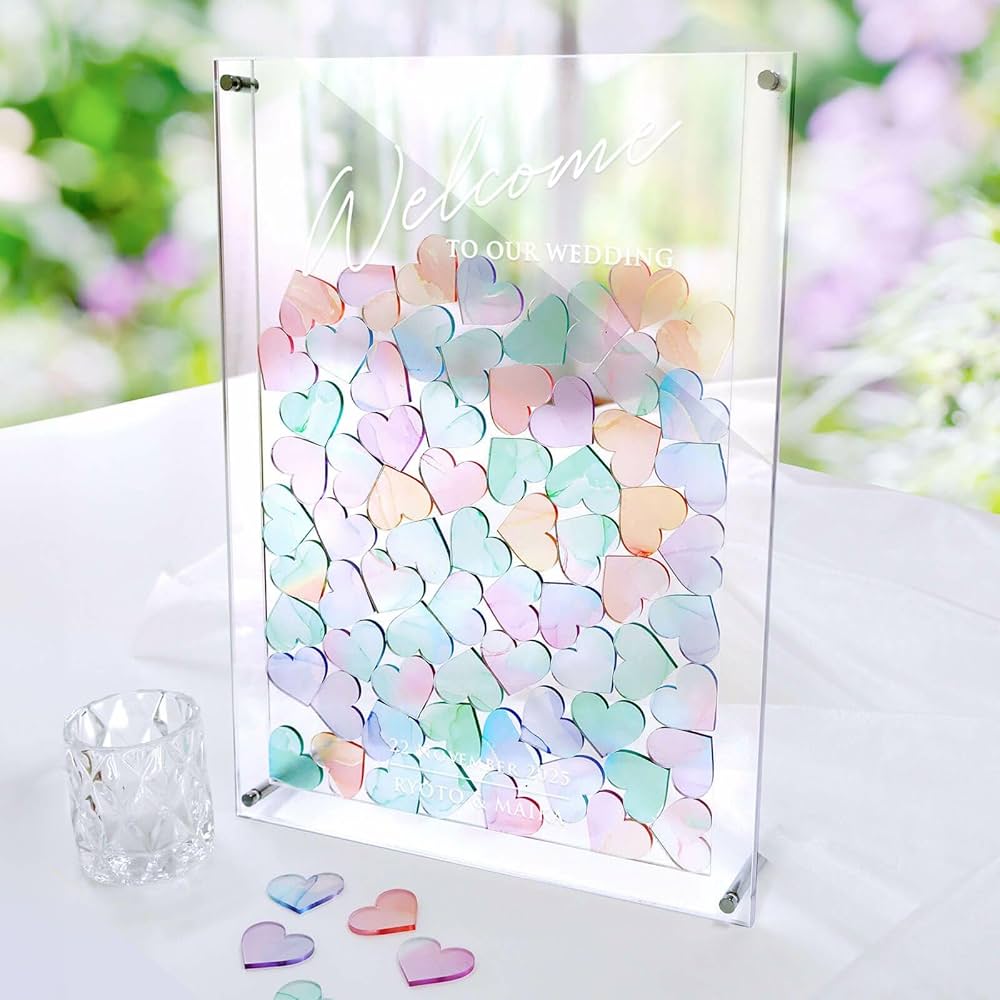 Amazon | 結婚証明書 ゲスト 参加型 ウェルカムボード