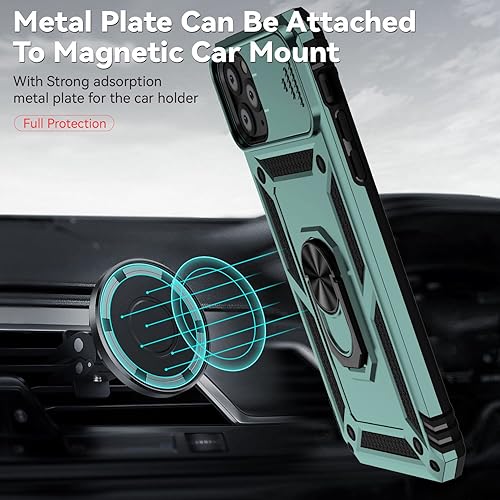 Miniatura 3 de Funda para iPhone 11 Pro Max con cubierta para lente de cámara, protector de pantalla HD, protección contra caídas de grado militar, soporte de