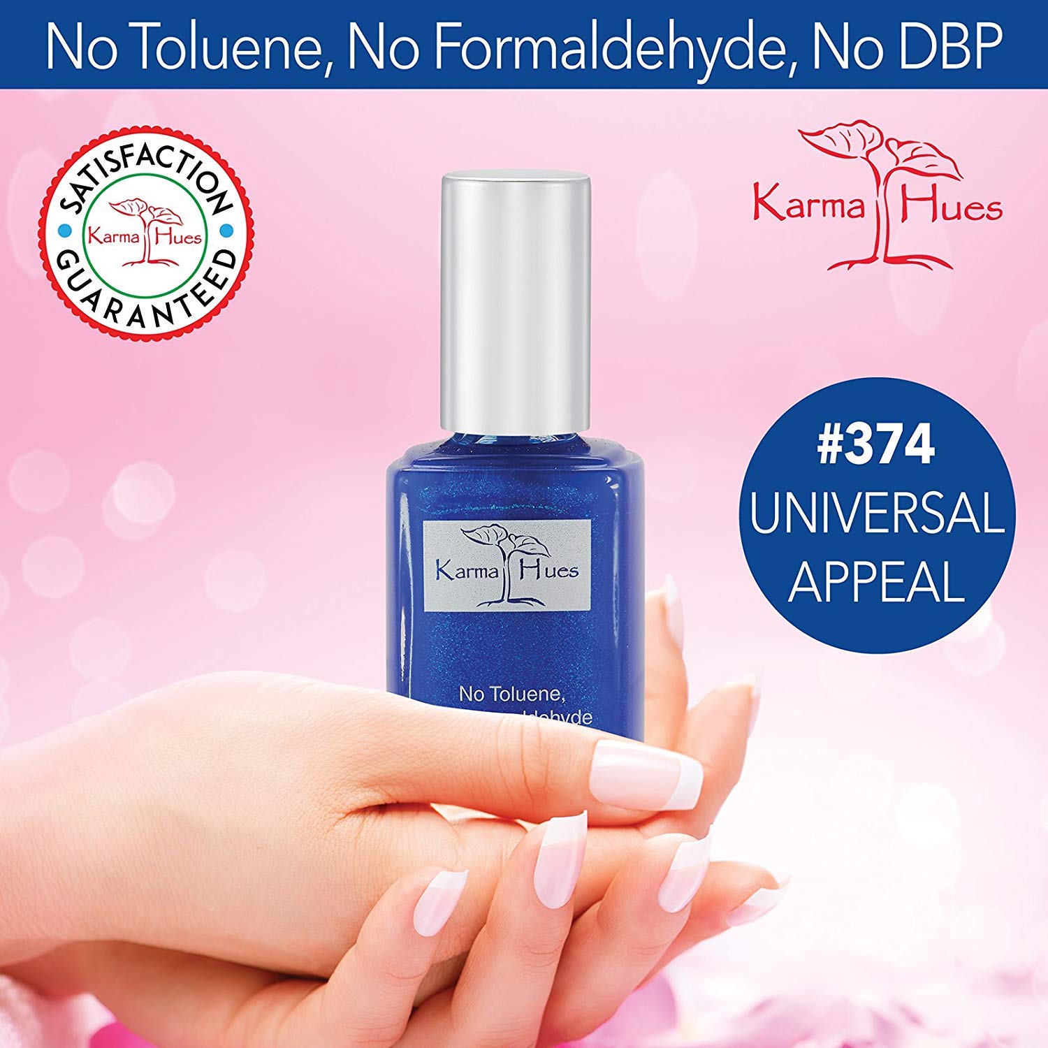 karma organic Natural Nail Polish-Non-Toxic Nail Art, Vegan and Cruelty-Free Nail Paint (Universal Appeal)