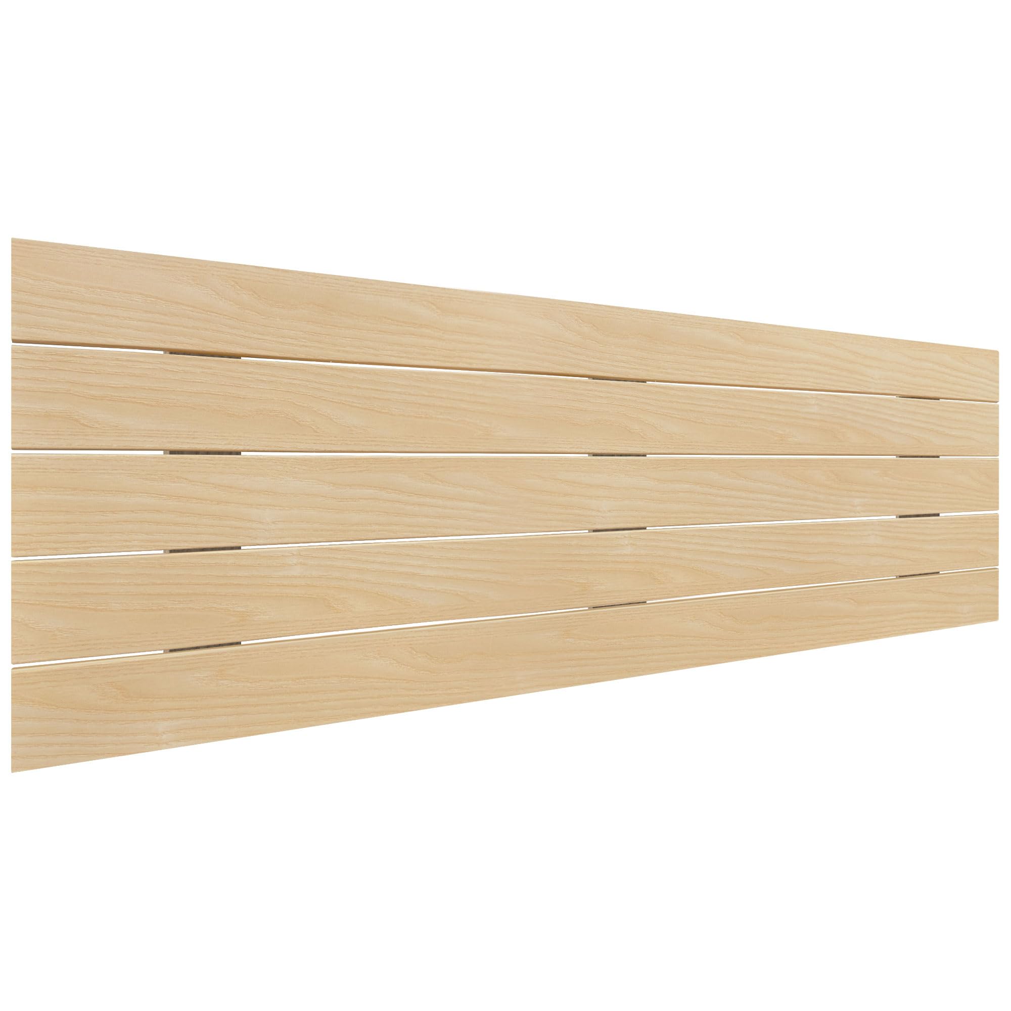 DHOME Cabecero de Madera reciclada DM Estilo Palet Horizontal Cama Palets Herrajes incluidos (150x46 Palet 5, Madera Natural)