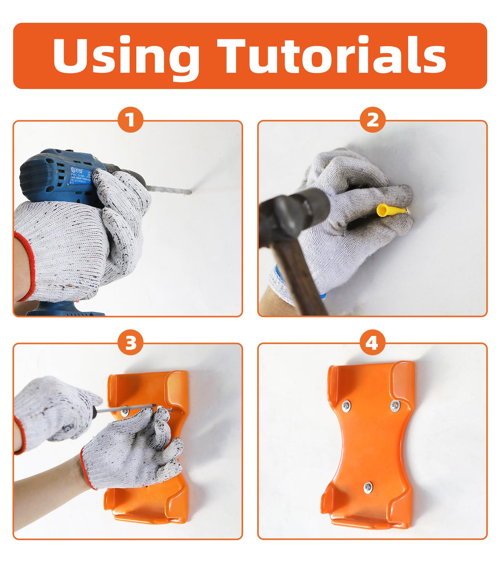 Colgador de soplador de Hojas de Mano, 1 Paquete de Estante de soplador para Pared de Garaje, Soporte de soplador de Hojas para Stihl BG-50, BG-56, BG-66, SH-56