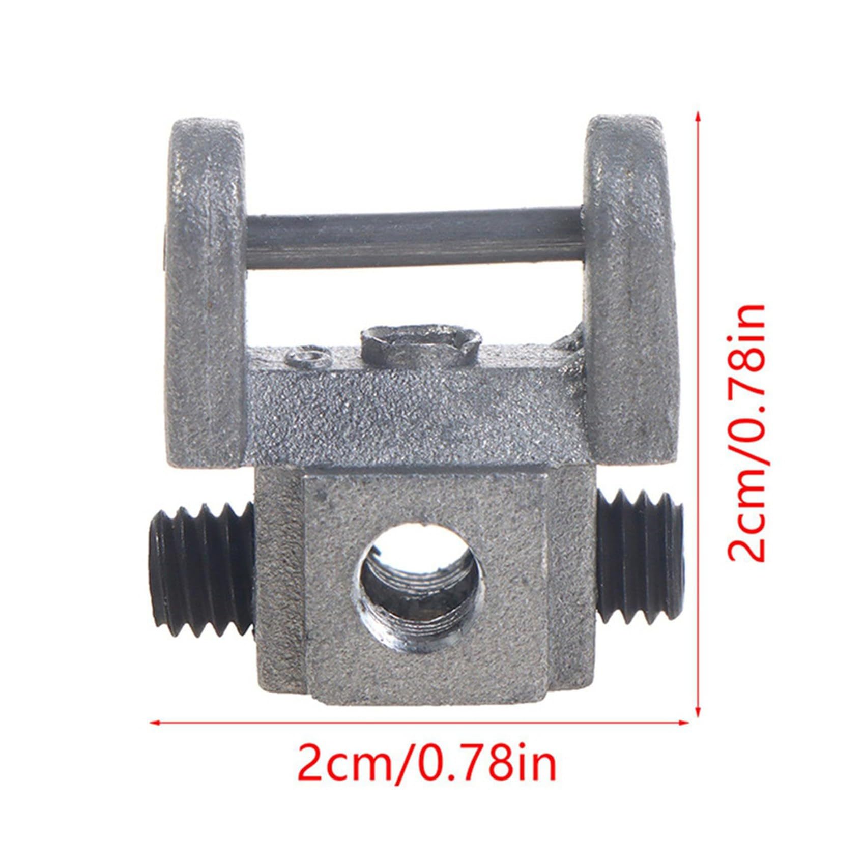 6Pcs Laubsäge Dekupiersäge, Stiftloser Sägeblattadapter, Dekupiersäge Klinge Halter Clamp Umwandlung Pin Weniger Adapter Pin Weniger Klinge Klemme, Metallhalter für Obere/Untere Sägeblätter
