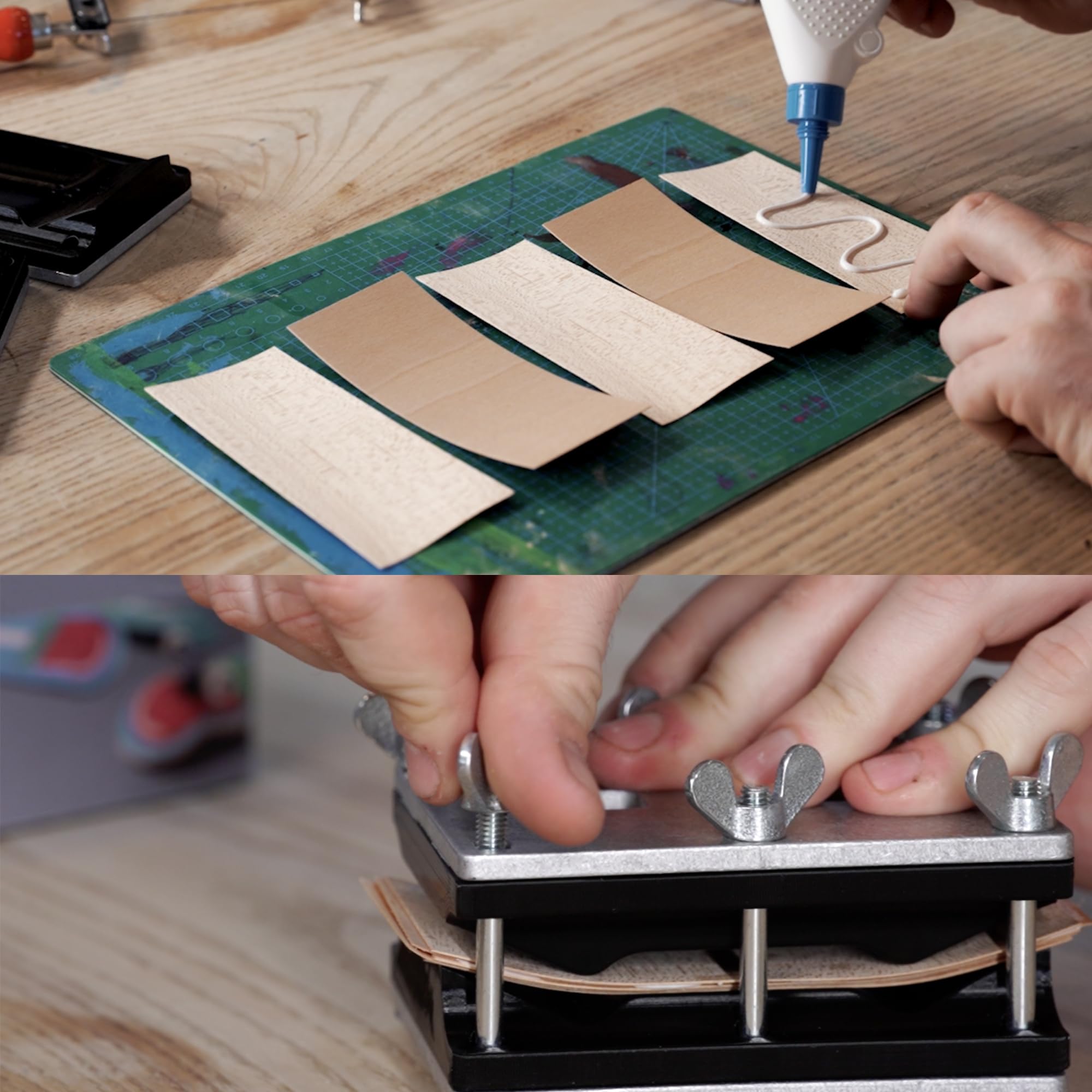 CRESKATE – Hojas de MDF coloridas para Fingerboard – 6 tableros, madera