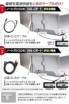 Amazon.co.jp: 【超軽量1.42kg ケーブル1本で接続】 MacOS M1