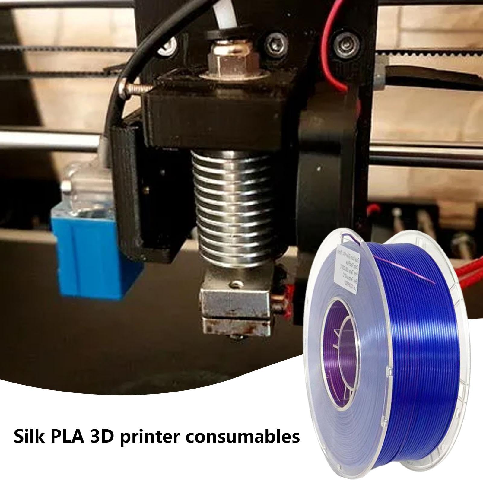 Filament do drukarki, jedwabny filament do drukarki, filament materiały | eksploatacyjne do drukarek - Błyszcząca zmiana koloru materiału do drukowania filamentu f