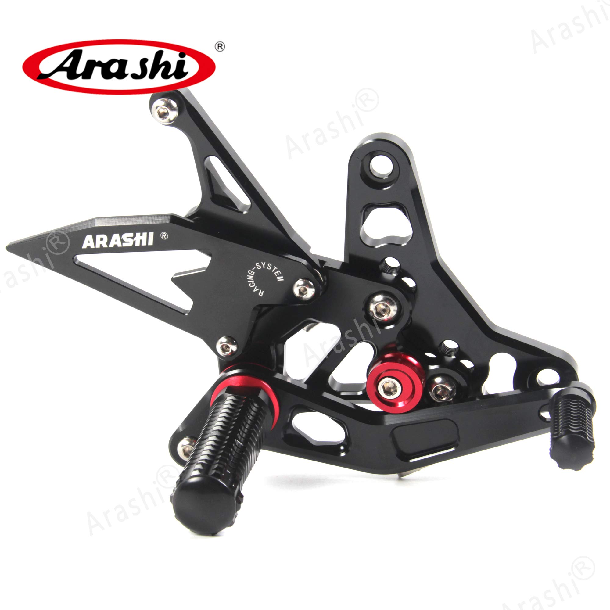 Amazon | Arashi CNC 調整可能 バックステップキット適合車種スズキ 
