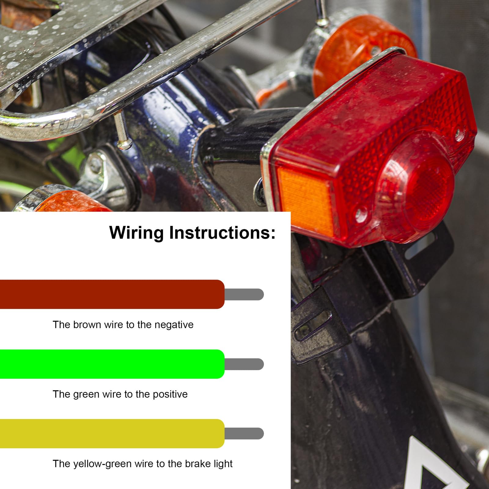 Brake Light Replacement For Yamaha Virago XV250 & XV400